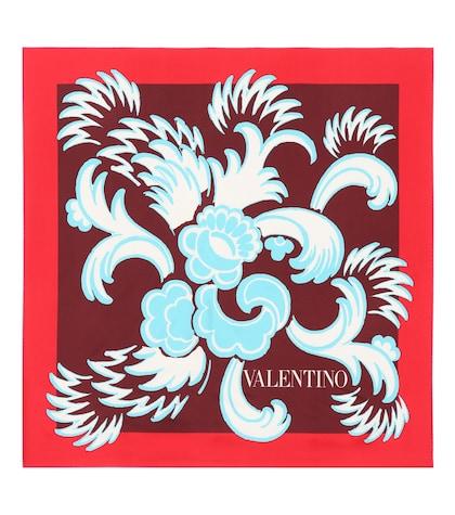 Valentino Garavani Printed Silk Twill Scarf
