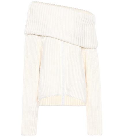 The Row Wool Off-the-shoulder Sweater