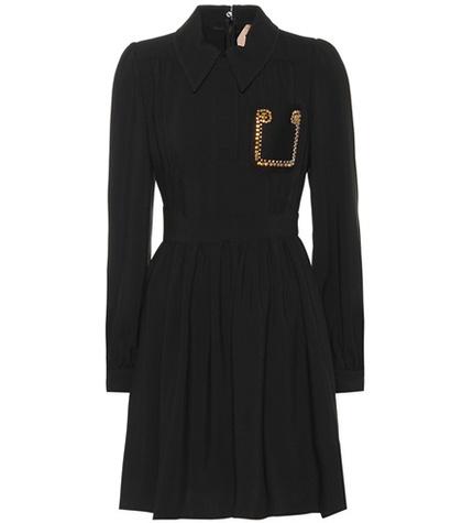 N21 Embellished Crêpe Dress