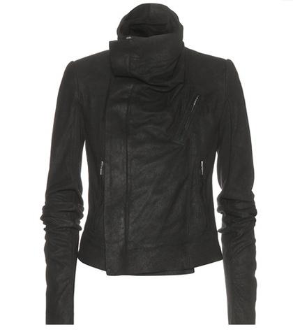 Peter Pilotto Classic Biker Brushed Leather Jacket