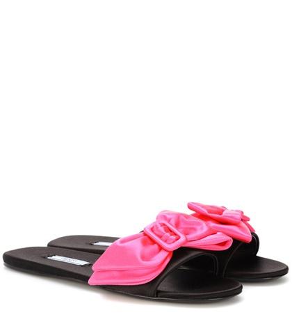 Miu Miu Satin Slides