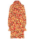 Mm6 Maison Margiela Floral-printed Jersey Dress