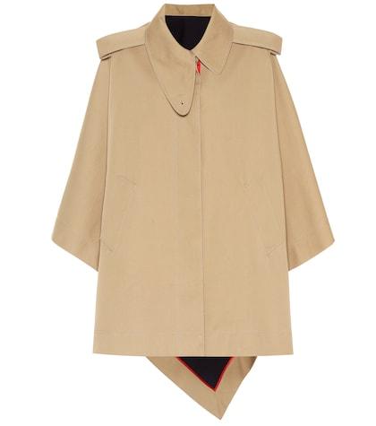 Valentino Cotton Gabardine Cape