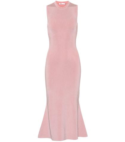 Victoria Beckham Sleeveless Stretch Midi Dress