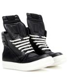 Valentino Geobasket Leather High-top Sneakers