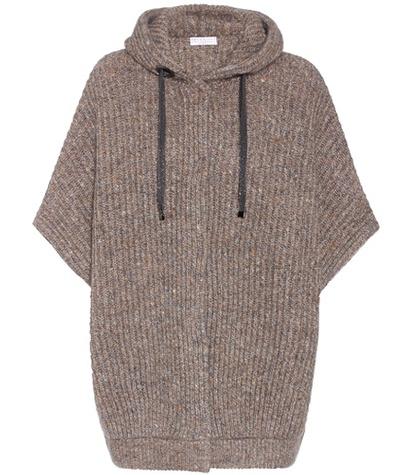 Brunello Cucinelli Wool, Cashgora And Cashmere Cardigan