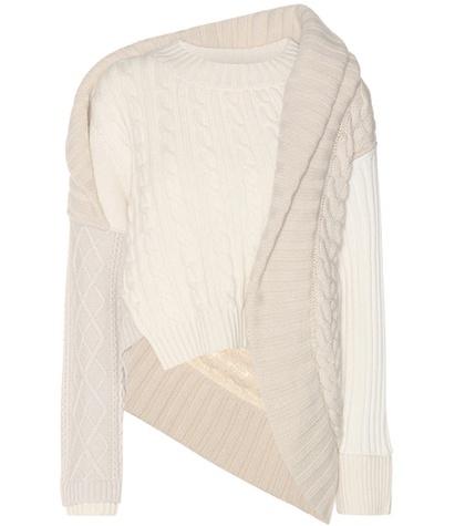 Burberry Cashmere And Wool Cable-knit Sweater