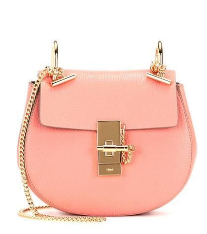 Aquazzura Drew Mini Leather Shoulder Bag