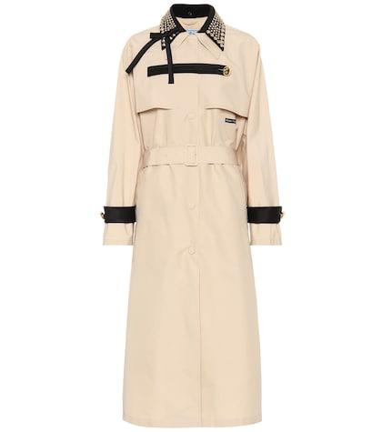 Prada Embellished Trench Coat