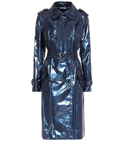 Rag & Bone Metallic Vinyl Trench Coat