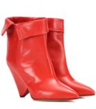 Helmut Lang Luliana Leather Ankle Boots