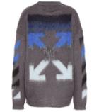 Off-white Mohair And Wool Blend Sweater