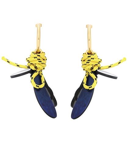Marni Embellished Hook Earrings