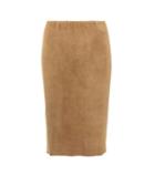Oscar De La Renta Gilda Suede Skirt