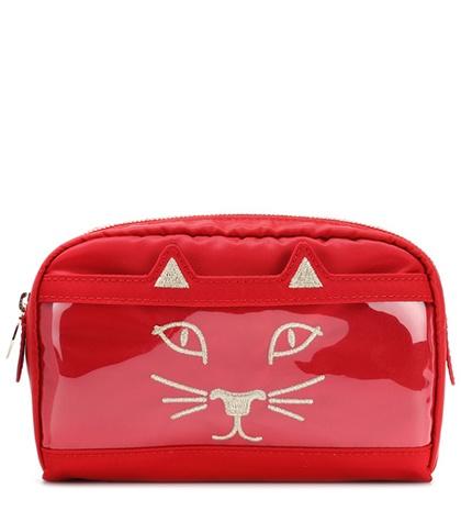 Charlotte Olympia Purrrfect Make-up Bag