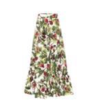 Valentino Garavani Printed Cotton Maxi Skirt