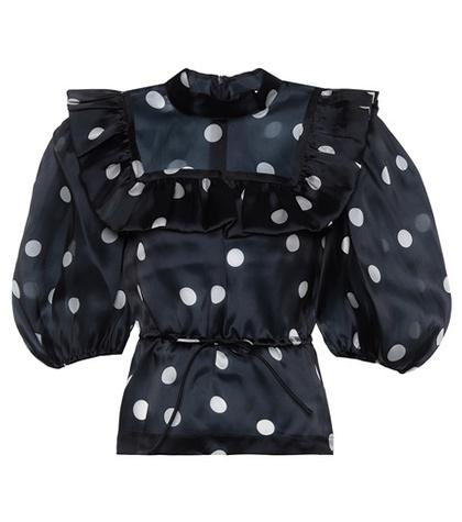 Ganni Seneca Silk Blouse