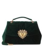 Jimmy Choo Devotion Velvet Shoulder Bag