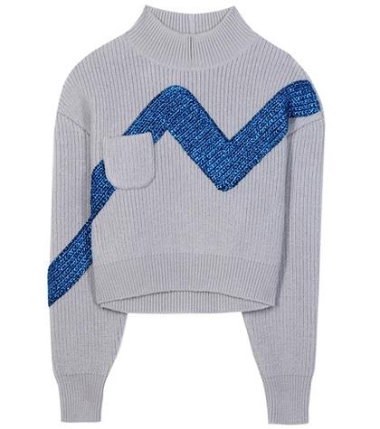 Vika Gazinskaya Wool And Metallic Sweater