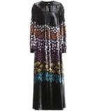 See By Chlo Floral-printed Velvet Maxi Dress