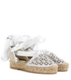 Saint Laurent Adriana Leather Espadrilles
