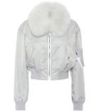 J Brand Fur-lined Bomber Jacket