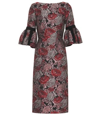Erdem Alexandra Brocade Dress