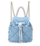 Salvatore Ferragamo Giuliette Quilted Denim Backpack