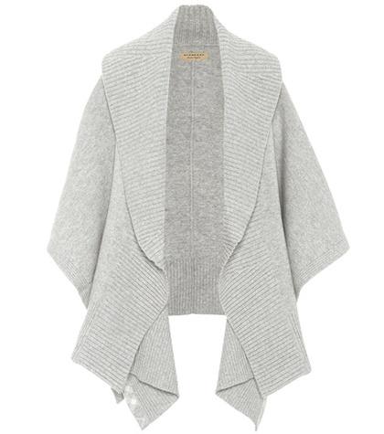 Burberry Wool And Cashmere Poncho