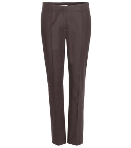Alexander Mcqueen Bold Silhouette Cotton Trousers