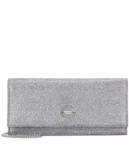 Jimmy Choo Anthracite Lamé Clutch