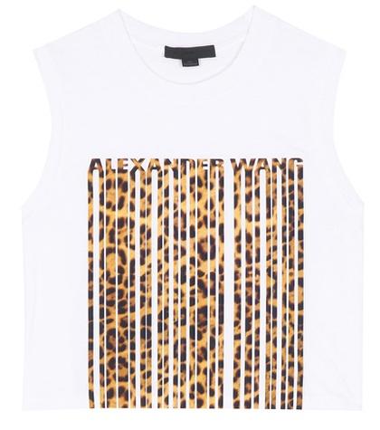 By Malene Birger Printed Cotton Crop Top
