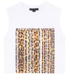By Malene Birger Printed Cotton Crop Top