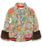 Fendi Mink-trimmed Cotton Jacket
