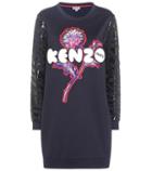 Stella Mccartney Printed And Embroidered Sweater Dress