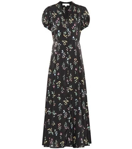 Caroline Constas Printed Crêpe Dress