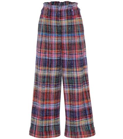 Missoni Knitted Checked Trousers