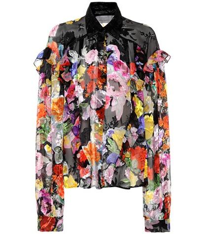 Preen By Thornton Bregazzi Miranda Silk-blend Blouse