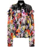 Preen By Thornton Bregazzi Miranda Silk-blend Blouse