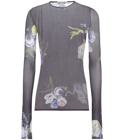 Acne Studios Niala Printed Top