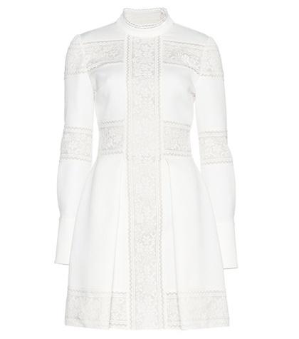  Lace-trimmed Dress