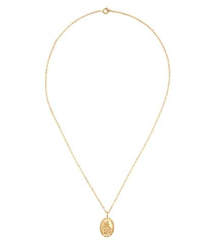 Theodora Warre St Christopher Gold-plated Necklace