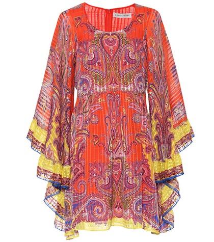 Etro Paisley Silk Minidress