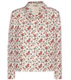 Nina Ricci Floral-printed Silk Jacket