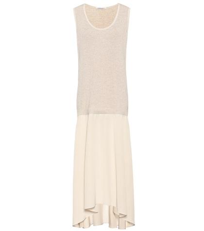 Agnona Sleeveless Wool And Silk Dress