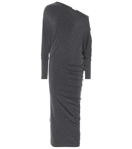 Brunello Cucinelli Embellished Wool Dress