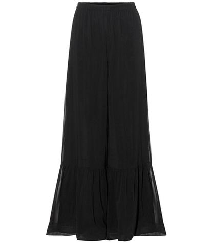 Nicholas Kirkwood Wide-leg Silk Trousers