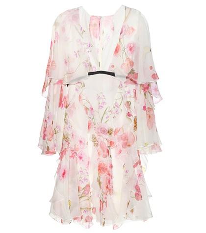 Dolce & Gabbana Printed Silk-chiffon Dress