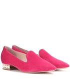 Nicholas Kirkwood Casati Embellished Suede Slippers