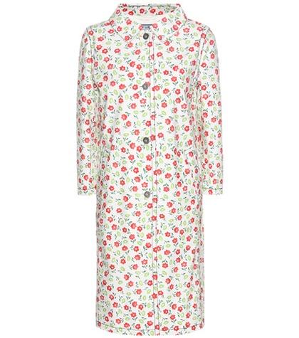 Aquazzura Printed Denim Coat